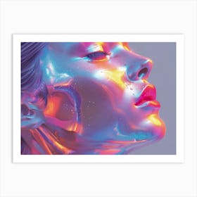 Face Of A Woman Art Print