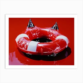 Life Ring With Spikes Art Print