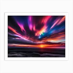 Sunset In The Sky 7 Art Print