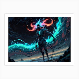 Demon Of The Night Art Print