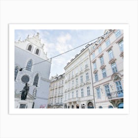 Franziskanerplatz Square In Vienna Art Print