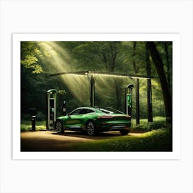 Ai Electric Car 020103 Art Print