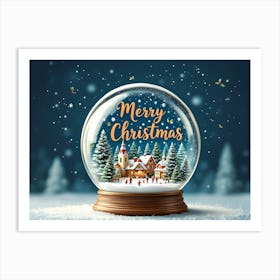 Snow Globe 1 Art Print