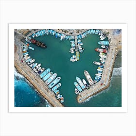 Aiya Napa Harbour, Cyprus Art Print