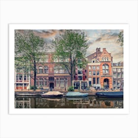 Amsterdam In The Evening Art Print