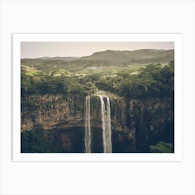 Waterfalls In Colombia Art Print