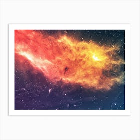 Deep space, mashups #4 Art Print