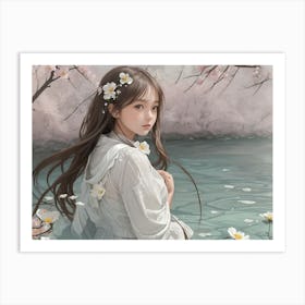 Asian Girl 2 Art Print