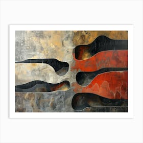 Guitars Art Print