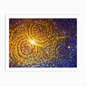 Mosaic Painting 2 Art Print