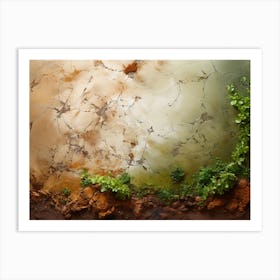 Moss And Plants Art Print