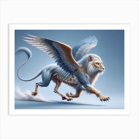 Lionbird Combination Art Print