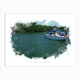 Swallow Caye Wildlife Sanctuary, Caye Caulker, Belize Art Print