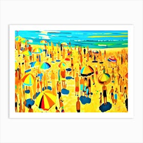 Beach Aesthetic - City Beach Art Print