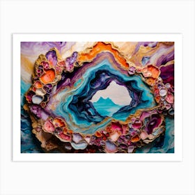 Agate Art Print