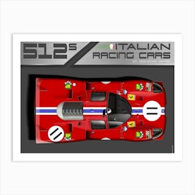 Ferrari 512s No. 11 Art Print