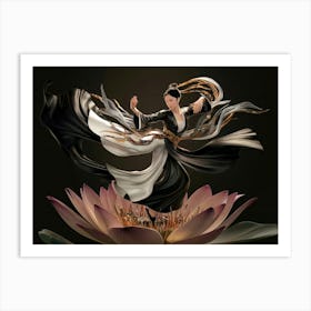 Chinese Empress Sword Dance #7 Art Print