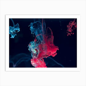 Water Splashes Art Print