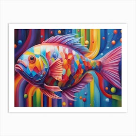 Colorful Fish Art Print