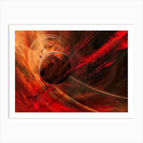 Planet In Space 1 Art Print