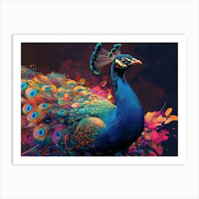 Peacock 37 Art Print