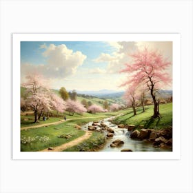 Springtime In Surrey 1866 Art Print