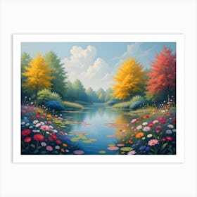 Lily Pond 1 Art Print