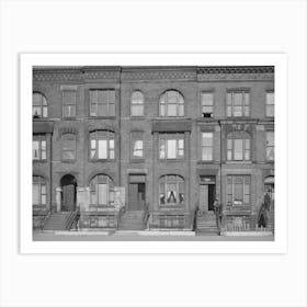 Apartment Houses Rented To African Americans, Chicago, Illinois By Russell Lee Art Print