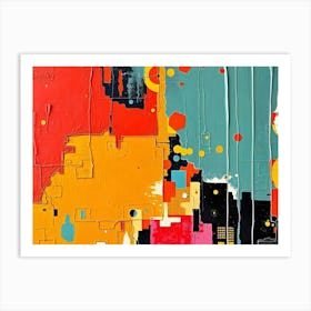 Abstract Painting 140 Art Print