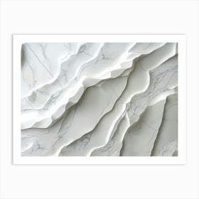 Abstract Marble Wall 1 Art Print