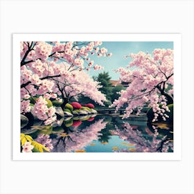 Cherry Blossoms Art Print