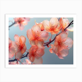 Cherry Blossoms Wallpaper 6 Art Print