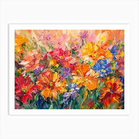 Colorful Flowers 6 Art Print