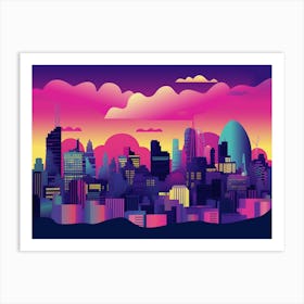 London Skyline Art Print