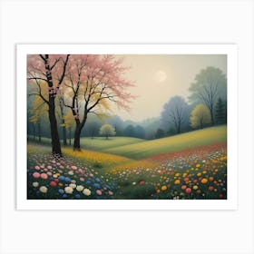 Flowering Meadow 4 Art Print