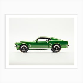 Toy Car 69 Mustang Boss 302 Green Art Print