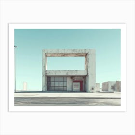 Empty Building Midwest USA Art Print