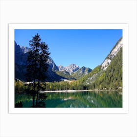 Lake In The Mountains Art Print