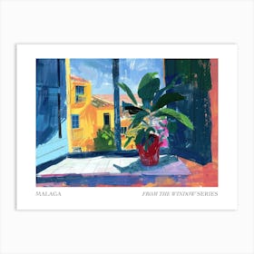 Malaga From The Window Series Poster Painting 2 Art Print
