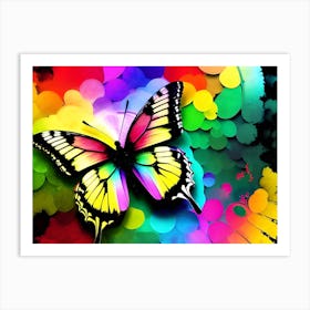 Colorful Butterfly 7 Art Print