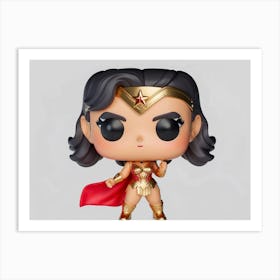 Funko Pop Wonder Woman Kids Art Print