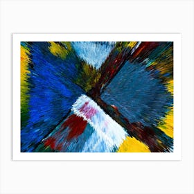 Acrylic Extruded Painting 34 Art Print