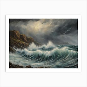 Stormy Seas Art Print