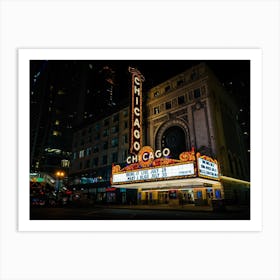 The Chicago Theater Art Print
