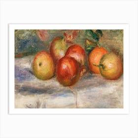 Apples, Oranges, And Lemons, Pierre Auguste Renoir Art Print