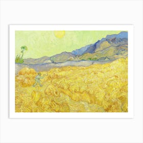 Wheat Field By Vincent Van Gogh 2 Art Print