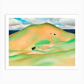 Georgia O’Keeffe - New Mexico-Near Taos, 1929 Art Print