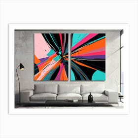 Abstract Painting 650 Art Print