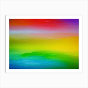 Abstract - Rainbow Art Print