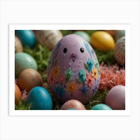 Colorful Easter Eggs 4 Art Print